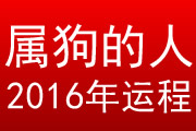 属狗的人2016年运程