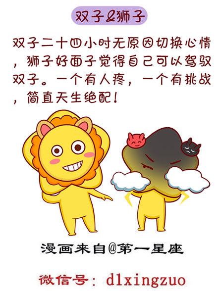 雙子座＆獅子座