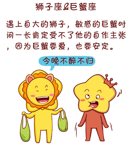 獅子座&巨蟹座