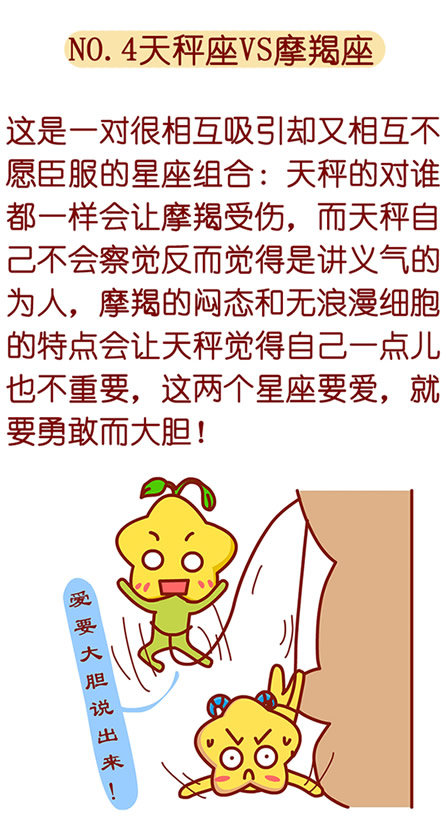 天秤座vs摩羯座
