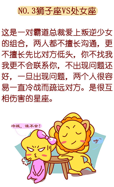 狮子座vs处女座