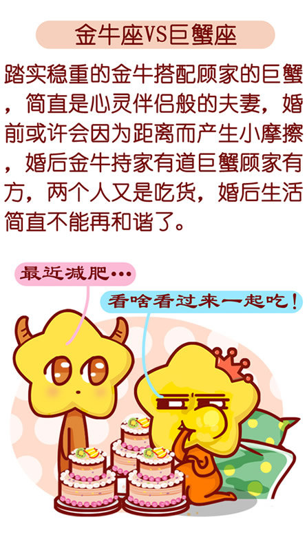 金牛座VS巨蟹座