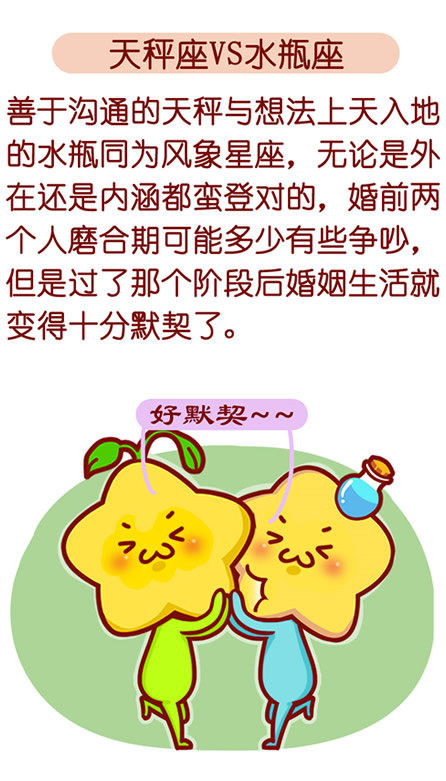 天秤座vs水瓶座